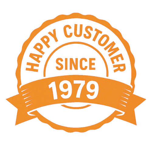 1979 Happy Customers Badge